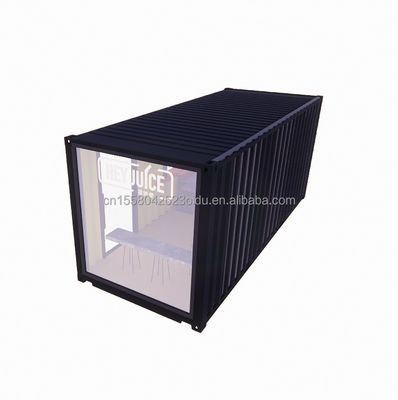 Long Beach Container Coffee Bar Uitbreidbare Container Bar met aangepaste kleur en muur 50/75/100mm Wave Sandwich Panel