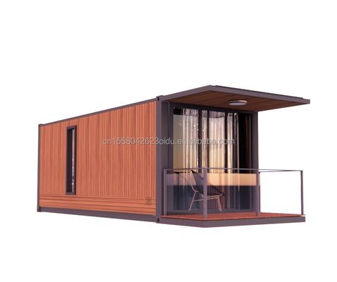 Accommodatie Klappende geprefabriceerde huizen met een aangepast kleurcontainerhuis