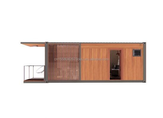 Accommodatie Klappende geprefabriceerde huizen met een aangepast kleurcontainerhuis