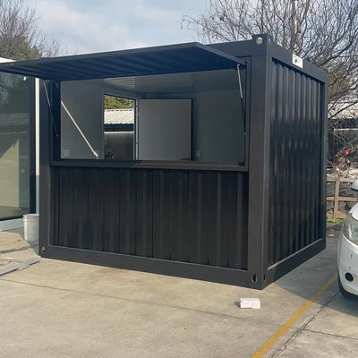 Staalstructuur Frame Gelast Moderne Design Stijl 20ft Eenvoudig en luxe Tuinhuis Vlak Verpakking Geassembleerde Container Mobiele Huis