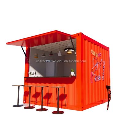 Staalstructuur Frame Gelast Moderne Design Stijl 20ft Eenvoudig en luxe Tuinhuis Vlak Verpakking Geassembleerde Container Mobiele Huis