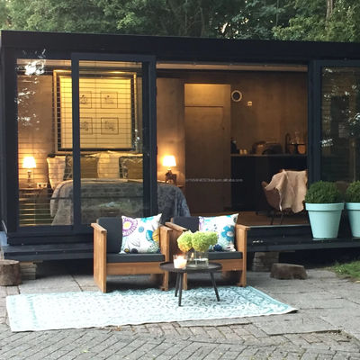 2 slaapkamers Uitbreidbaar Container Huis Prefab Steel Modulaire Tiny Home voor buiten in aangepaste kleur en 20ft of 40ft Grootte