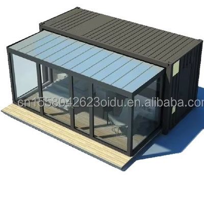2 slaapkamers Uitbreidbaar Container Huis Prefab Steel Modulaire Tiny Home voor buiten in aangepaste kleur en 20ft of 40ft Grootte