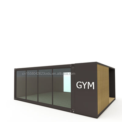 Gegalvaniseerde stalen vierkante buizen Hoofdstructuur Opvouwbare container Hotel Huis voor design en luxe hotel