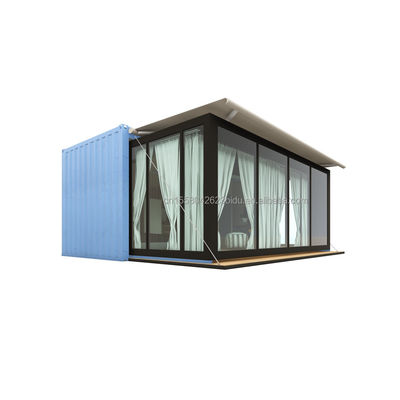 20ft Luxe Prefabricated Expandable Container House Klaargemaakt Flat Pack Villa met aangepaste kleur en verzendkosten