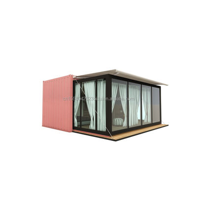 20ft Luxe Prefabricated Expandable Container House Klaargemaakt Flat Pack Villa met aangepaste kleur en verzendkosten