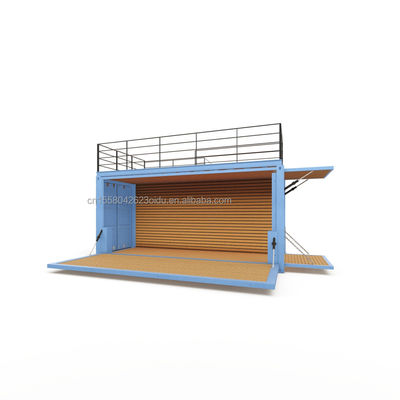 20ft Luxe Prefabricated Expandable Container House Klaargemaakt Flat Pack Villa met aangepaste kleur en verzendkosten