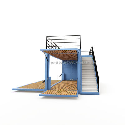 20ft Luxe Prefabricated Expandable Container House Klaargemaakt Flat Pack Villa met aangepaste kleur en verzendkosten