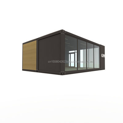20ft Deluxe Prefabricated Room Prefabricated Container Villa met muur 50/75/100mm Wave Sandwich Panel