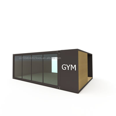 20ft Deluxe Prefabricated Room Prefabricated Container Villa met muur 50/75/100mm Wave Sandwich Panel