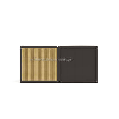 20ft Deluxe Prefabricated Room Prefabricated Container Villa met muur 50/75/100mm Wave Sandwich Panel