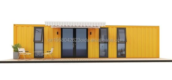 Gegalvaniseerde stalen vierkantbuizen Hoofdstructuur Buiten Modern stalen modulair uitbreidbaar 20ft/40ft Draagbaar Containerhuis