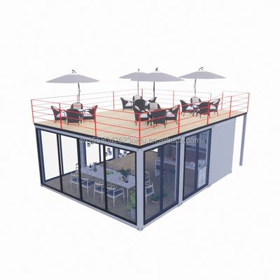 20ft of 40ft Modulaire Container Kleine Keuken Tuin Huis Op maat gemaakte Kleur Geprefabriceerd magazijn voor Country Marke