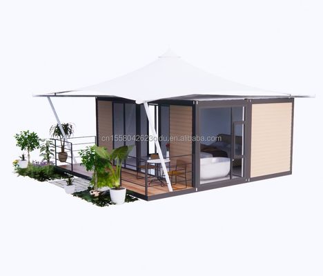 20ft Fast Build Prefab Hotel House Modulair vouwbaar Containerhuis voor kamperen en vouwbare tuin