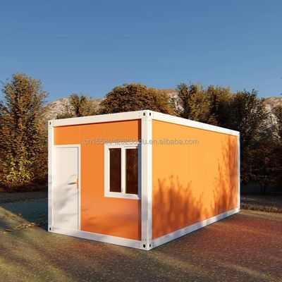 Moderne ontwerp stijl 20ft prefabriceerde scheepvaartcontainer huis voor hotel accommodatie oplossing leverancier