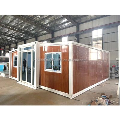 Aluminiumlegeringsvensters Modern ontwerp 40ft 20ft verplaatsbaar prefab container huis uitbreidbaar en opvouwbaar staal voor buiten