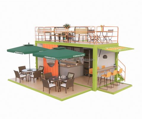 20ft Fast Build Prefab Hotel House Modulair vouwbaar Containerhuis voor kamperen en vouwbare tuin