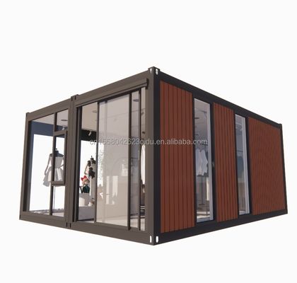 Muur 100 mm Wave Sandwich Panel Hotel Container Store Aanpasbaar Vlak Verpakking Snelle installatie Prefab huis