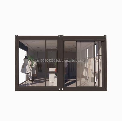 Muur 100 mm Wave Sandwich Panel Hotel Container Store Aanpasbaar Vlak Verpakking Snelle installatie Prefab huis