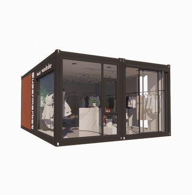Muur 100 mm Wave Sandwich Panel Hotel Container Store Aanpasbaar Vlak Verpakking Snelle installatie Prefab huis