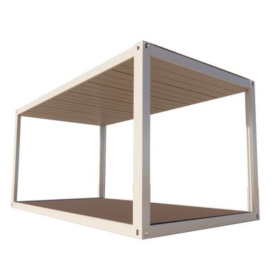 Hotel geassembleerd flat-pakket 20ft container mobiele huis frame sandwich paneel en luxe prefab huis met korting