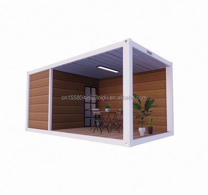 Staalstructuur Frame Gelast 20ft Flat Pack Geassembleerde Container Mobiele Huis voor Hotel Eenvoudig en luxe Tuinhuis