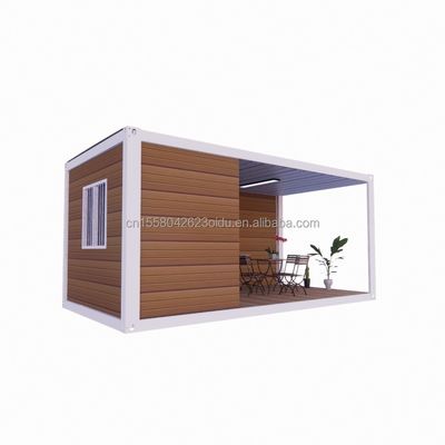 Staalstructuur Frame Gelast 20ft Flat Pack Geassembleerde Container Mobiele Huis voor Hotel Eenvoudig en luxe Tuinhuis