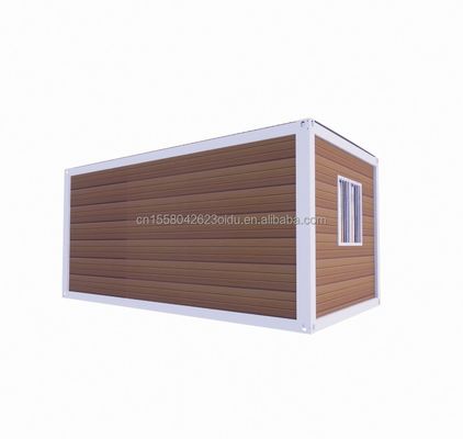 Staalstructuur Frame Gelast 20ft Flat Pack Geassembleerde Container Mobiele Huis voor Hotel Eenvoudig en luxe Tuinhuis