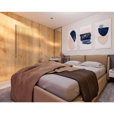 Moderne prefab double-story boerderij voor buiten kantoor woning gemaakt van sandwich paneel en gegalvaniseerd stalen buiging
