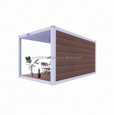 Staalstructuur Frame Gelast 20ft Flat Pack Geassembleerde Container Mobiele Huis voor Hotel Eenvoudig en luxe Tuinhuis