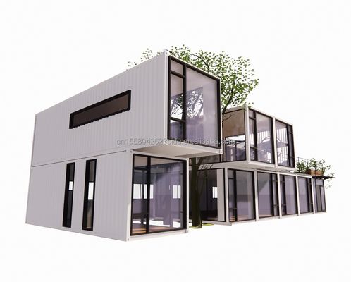 Container Mobil House School Cafeteria Flat Packaging met aangepaste kleur en ontwerp