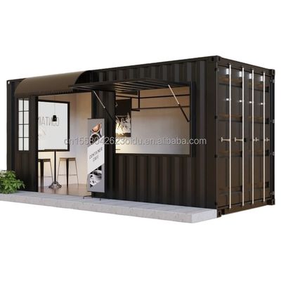 Op maat gemaakte kleur Pop Up Shop Container Bar Food Stop Kledingwinkel Modewinkel Draagbare koffiebar Cafewinkel Modern Design
