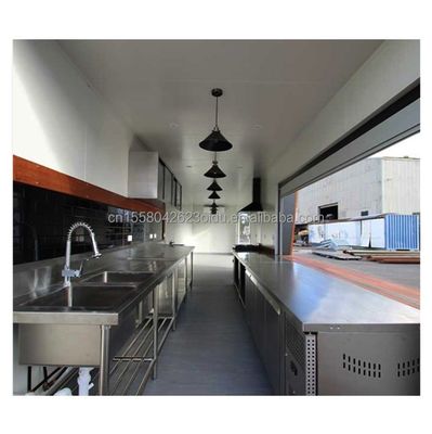 Op maat gemaakte kleur Pop Up Shop Container Bar Food Stop Kledingwinkel Modewinkel Draagbare koffiebar Cafewinkel Modern Design
