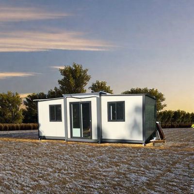 40 FT Modern Design Prefabricated Homes Buiten Opvouwbaar Containerhuis met sandwichpaneel en aluminiumlooi ramen