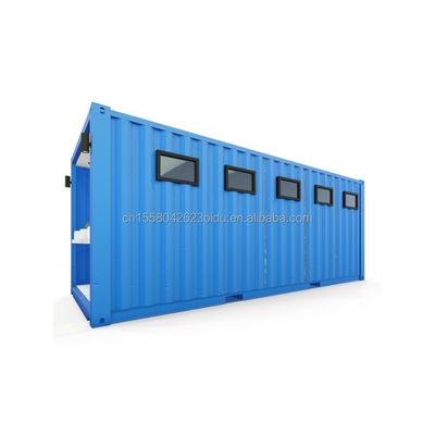 Moderne ontwerp Flat Pack Container voor publiek in 20ft Mobile Trailer Badkamer Kamperen en Beyond Your Imagination