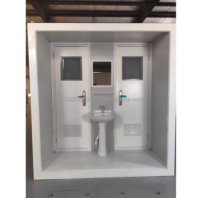 Moderne ontwerp prefab modulaire toiletten draagbare outdoor flat pack container gemaakt van staal en sandwich paneel voor winkel 10FT