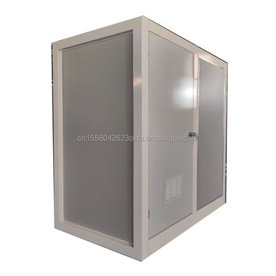 Moderne ontwerp prefab modulaire toiletten draagbare outdoor flat pack container gemaakt van staal en sandwich paneel voor winkel 10FT