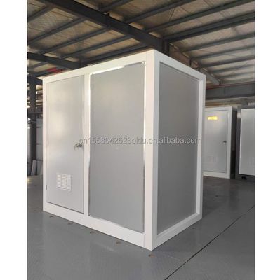 Moderne ontwerp prefab modulaire toiletten draagbare outdoor flat pack container gemaakt van staal en sandwich paneel voor winkel 10FT