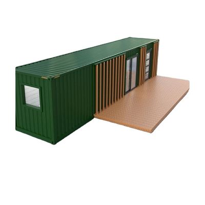 Gegalvaniseerde stalen vierkantbuizen gebruikt in modern ontwerp draagbaar 20ft 40ft container huis voor buiten