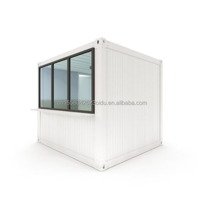 Moderne ontwerp prefab modulaire toiletten draagbare outdoor flat pack container gemaakt van staal en sandwich paneel voor winkel 10FT