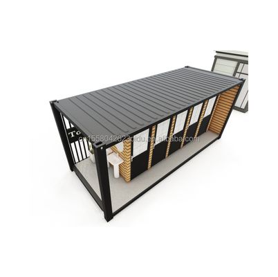 Buiten toilet Gemodificeerde scheepvaartcontainer stijl 20ft of 40ft Gemaakt van staal en sandwich paneel met aluminium legering ramen