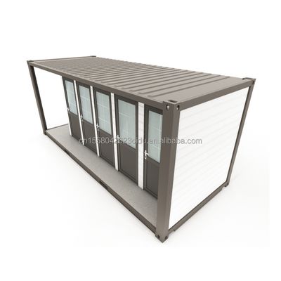Buiten toilet Gemodificeerde scheepvaartcontainer stijl 20ft of 40ft Gemaakt van staal en sandwich paneel met aluminium legering ramen