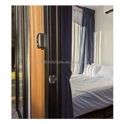 Moderne uitbreidbare stalen frame draagbare prefabricated container huis met slaapkamers voor buiten gemaakt van sandwich paneel