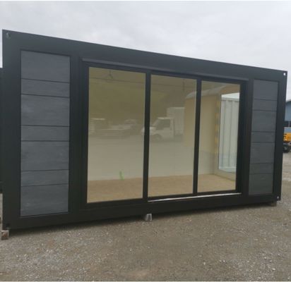 Aluminium-alloy vensters gebruikt in 20 voet luxe prefab houten huis met keuken en badkamer