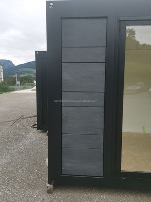 Aluminium-alloy vensters gebruikt in 20 voet luxe prefab houten huis met keuken en badkamer