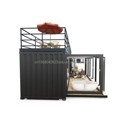 EU CSC gecertificeerd modern residentieel geprefabriceerd staalontwerp voor koppels in een container