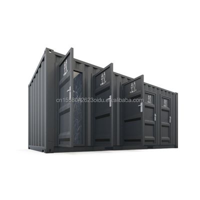Stalen openbare toiletten Flat Pack Customized Modern Design Prefab Containerhuis voor hoteltoepassingen Customized Color