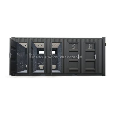 Stalen openbare toiletten Flat Pack Customized Modern Design Prefab Containerhuis voor hoteltoepassingen Customized Color