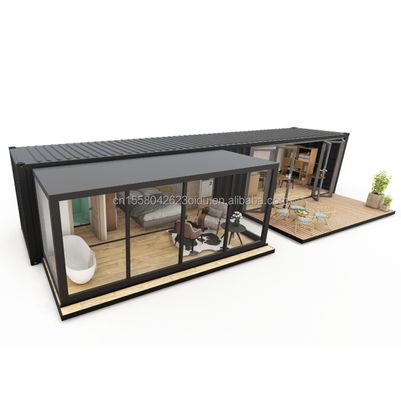 Moderne ontwerpen op maat EU-standaard Prefab Containerhuis Staal Opvouwbaar 2 slaapkamers Container Huizen Hotels Toiletten