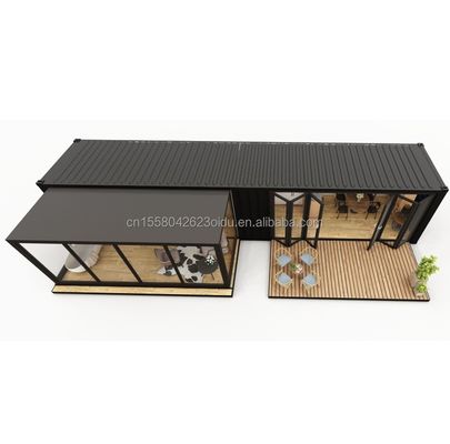 Moderne ontwerpen op maat EU-standaard Prefab Containerhuis Staal Opvouwbaar 2 slaapkamers Container Huizen Hotels Toiletten